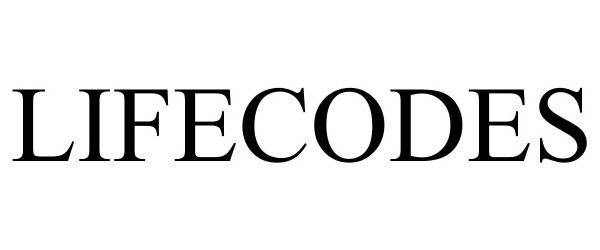 Trademark Logo LIFECODES