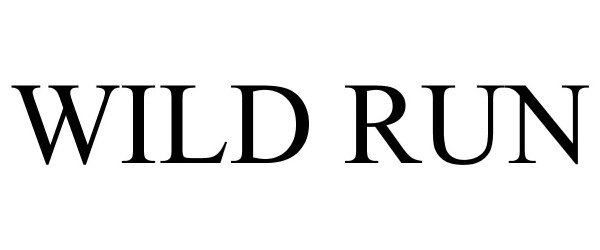 Trademark Logo WILD RUN
