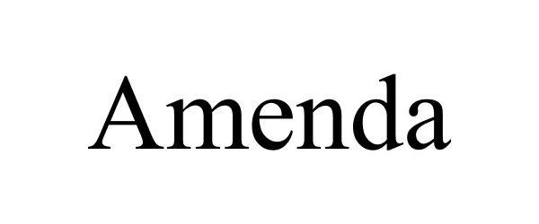 Trademark Logo AMENDA