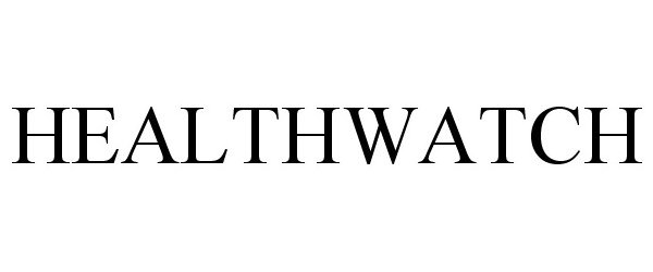 Trademark Logo HEALTHWATCH