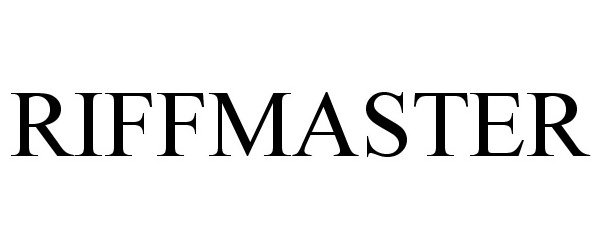 Trademark Logo RIFFMASTER