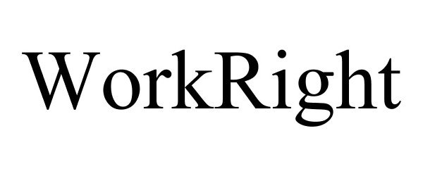 Trademark Logo WORKRIGHT
