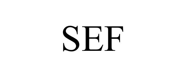 Trademark Logo SEF