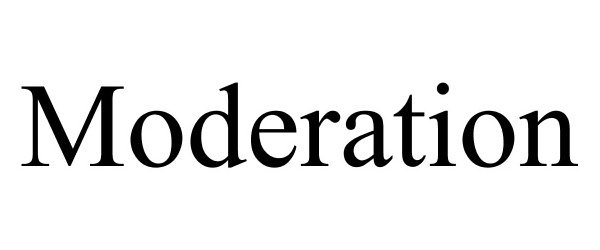 Trademark Logo MODERATION