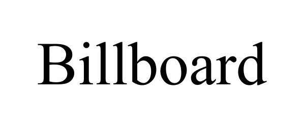 Trademark Logo BILLBOARD