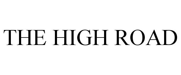  THE HIGH ROAD