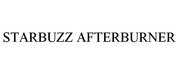 Trademark Logo STARBUZZ AFTERBURNER