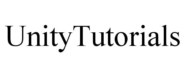 Trademark Logo UNITYTUTORIALS