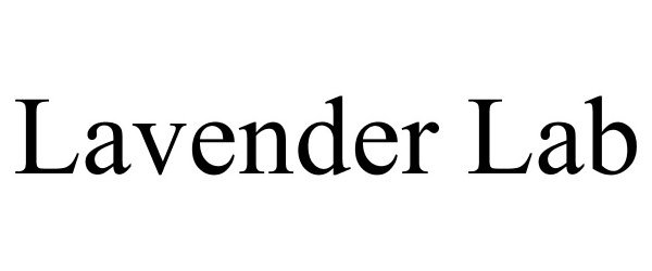 Trademark Logo LAVENDER LAB