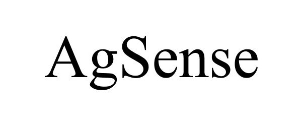 Trademark Logo AGSENSE