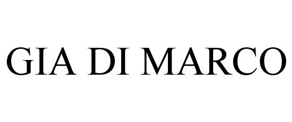 Trademark Logo GIA DI MARCO