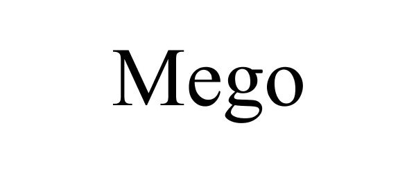Trademark Logo MEGO