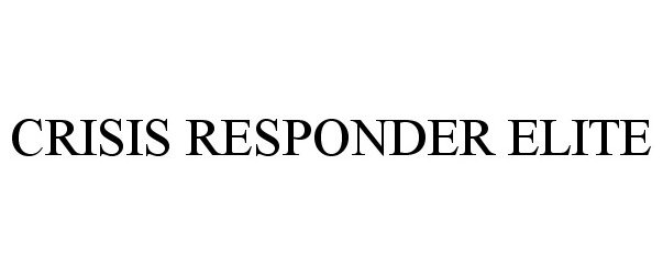  CRISIS RESPONDER ELITE