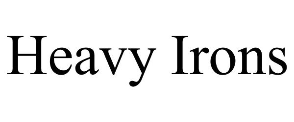 Trademark Logo HEAVY IRONS