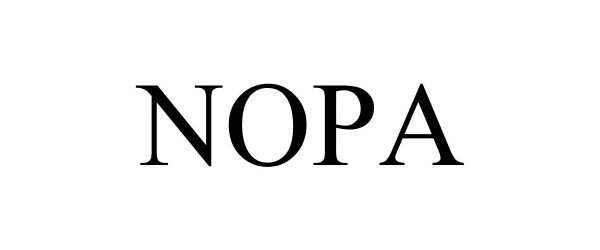 Trademark Logo NOPA