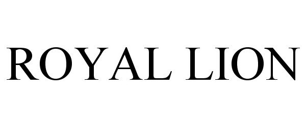 Trademark Logo ROYAL LION