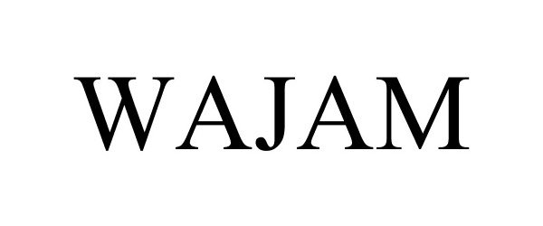 Trademark Logo WAJAM