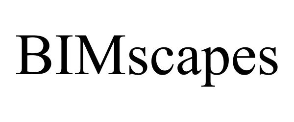 Trademark Logo BIMSCAPES