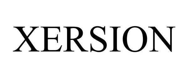 Trademark Logo XERSION