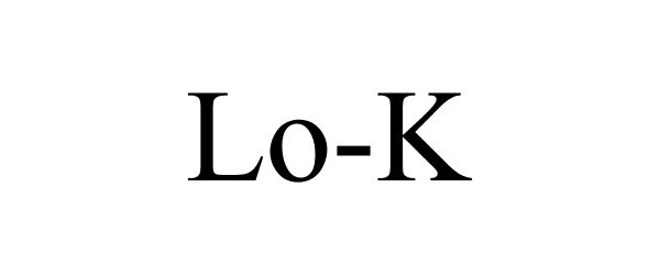  LO-K