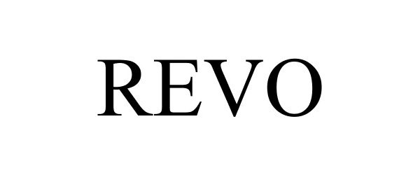 Trademark Logo REVO