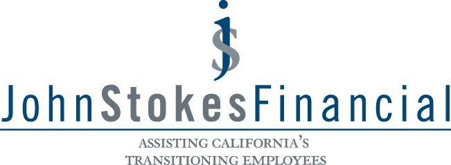 Trademark Logo JS JOHN STOKES FINANCIAL - ASSISTING CALIFORNIA'S TRANSITIONING EMPLOYEES