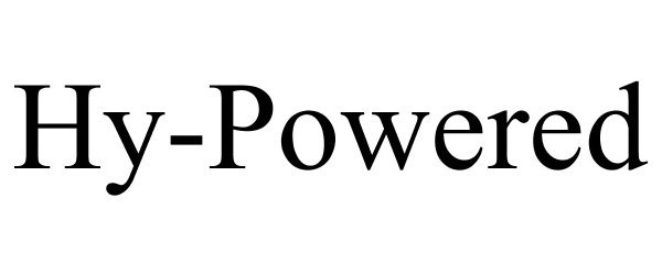 Trademark Logo HY-POWERED