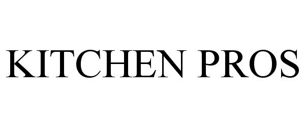 Trademark Logo KITCHEN PROS