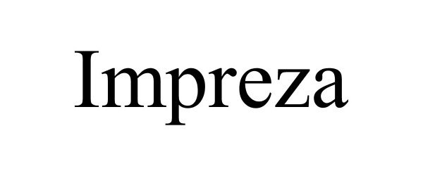 Trademark Logo IMPREZA