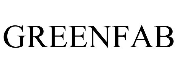 Trademark Logo GREENFAB