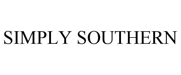 Trademark Logo SIMPLY SOUTHERN