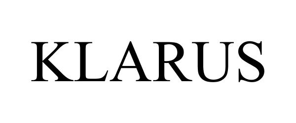 Trademark Logo KLARUS