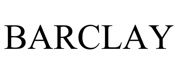 Trademark Logo BARCLAY