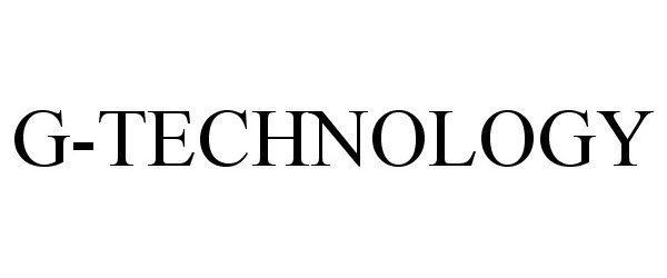 Trademark Logo G-TECHNOLOGY