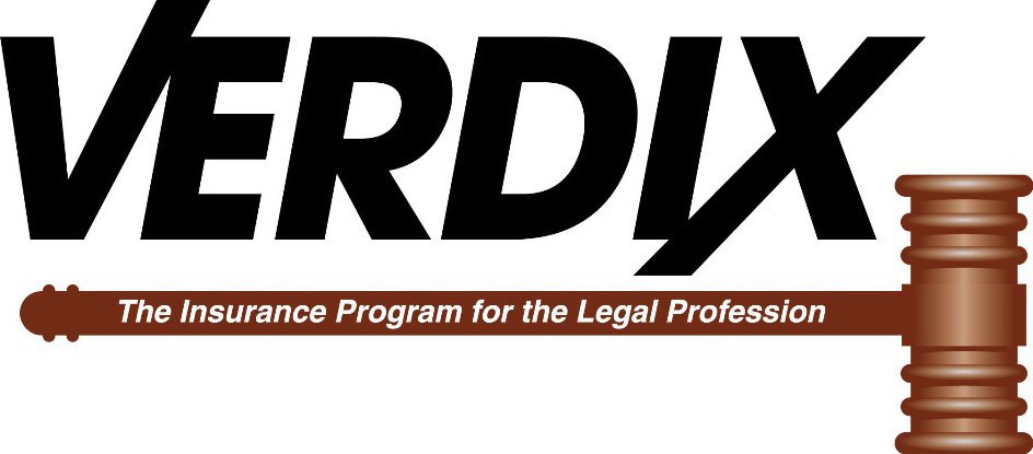 Trademark Logo VERDIX THE INSURANCE PROGRAM FOR THE LEGAL PROFESSION
