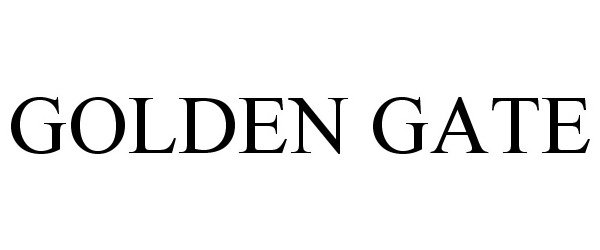 Trademark Logo GOLDEN GATE