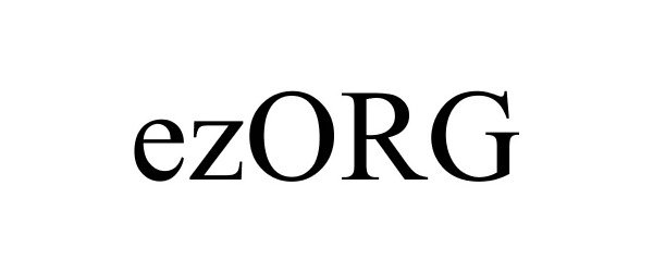Trademark Logo EZORG