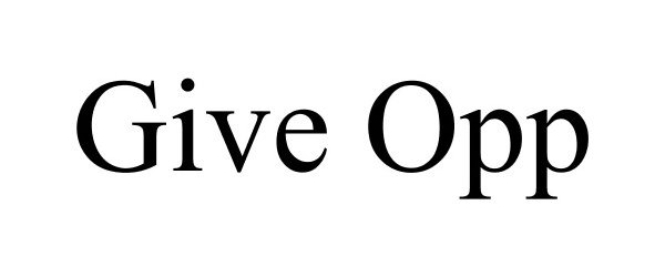 Trademark Logo GIVE OPP