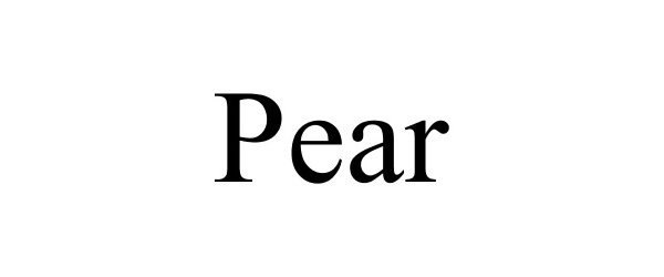 Trademark Logo PEAR