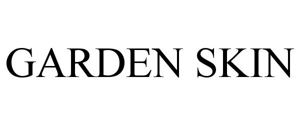 Trademark Logo GARDEN SKIN