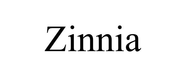 Trademark Logo ZINNIA