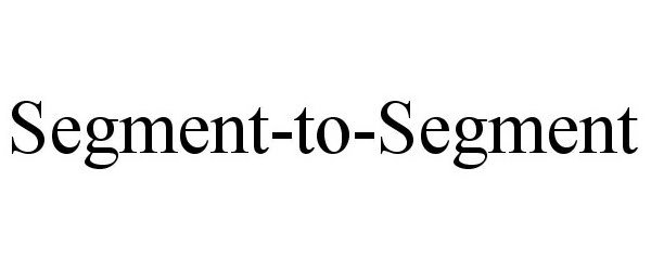 Trademark Logo SEGMENT-TO-SEGMENT