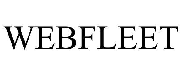 Trademark Logo WEBFLEET
