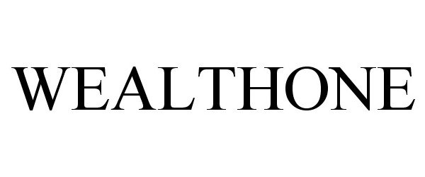 Trademark Logo WEALTHONE