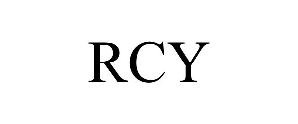 Trademark Logo RCY
