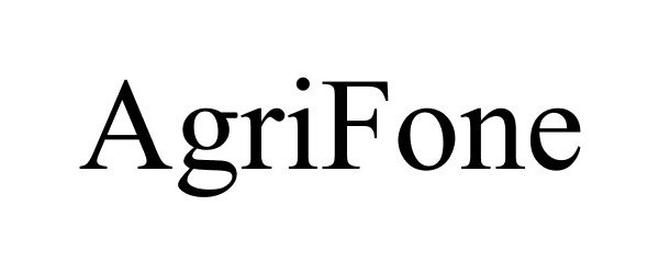Trademark Logo AGRIFONE