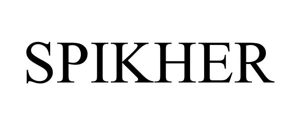 Trademark Logo SPIKHER