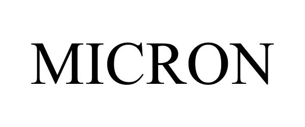 Trademark Logo MICRON