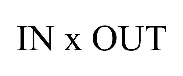 Trademark Logo IN X OUT