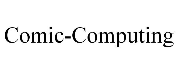 Trademark Logo COMIC-COMPUTING